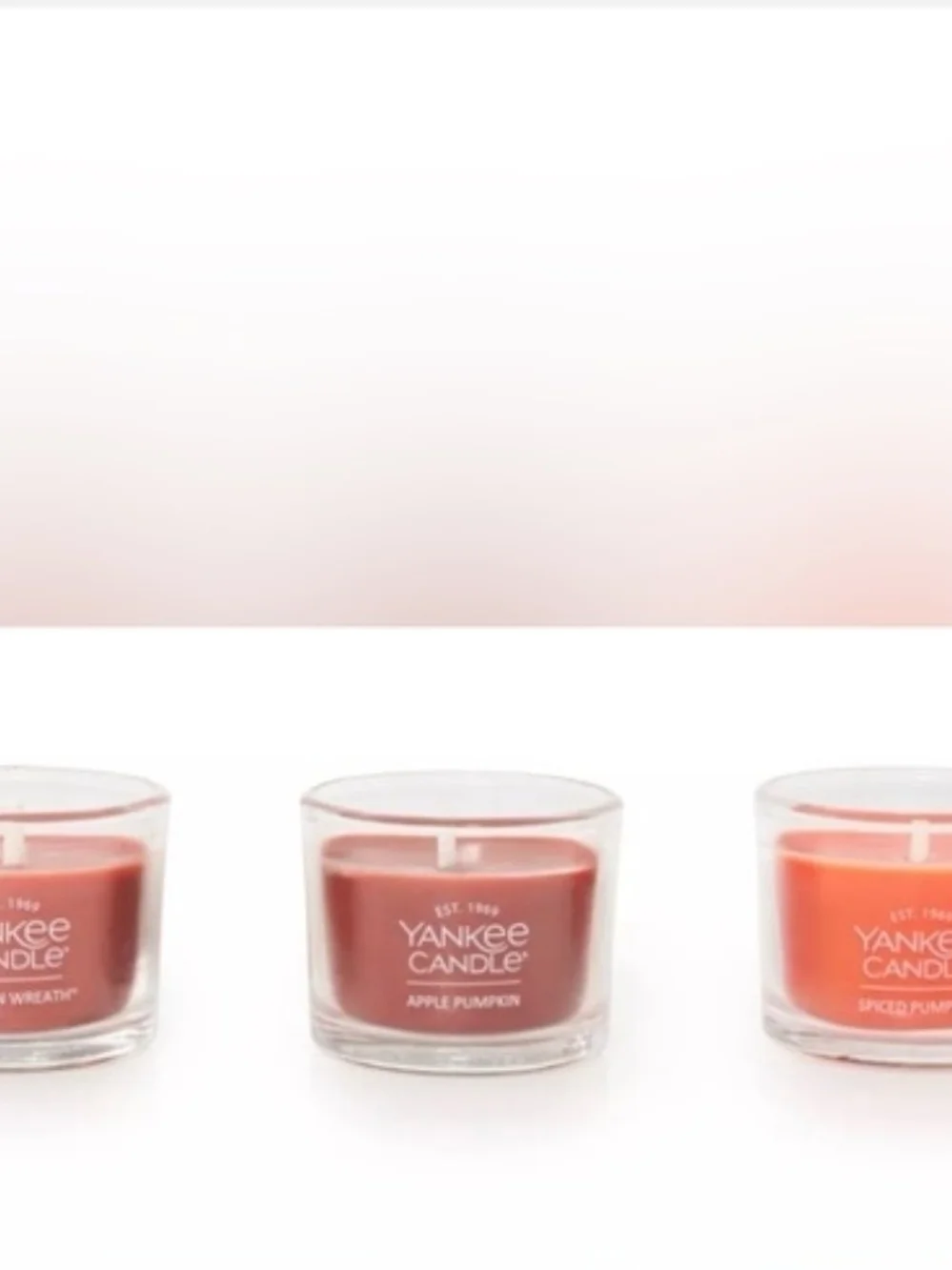 Yankee Candle three scented